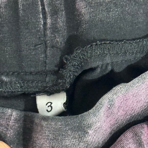 Posh Kiddos Dark Purple Acid Wash Biker Outfit Size 3 - Picture 4 of 7